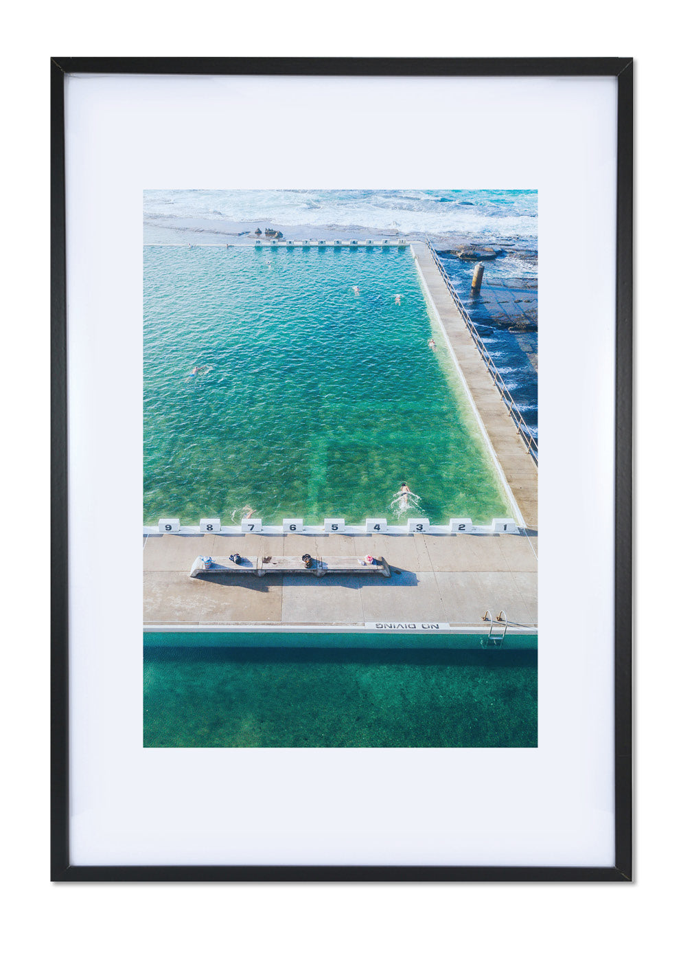 Art Paper Print - Merewether Pool NE3767