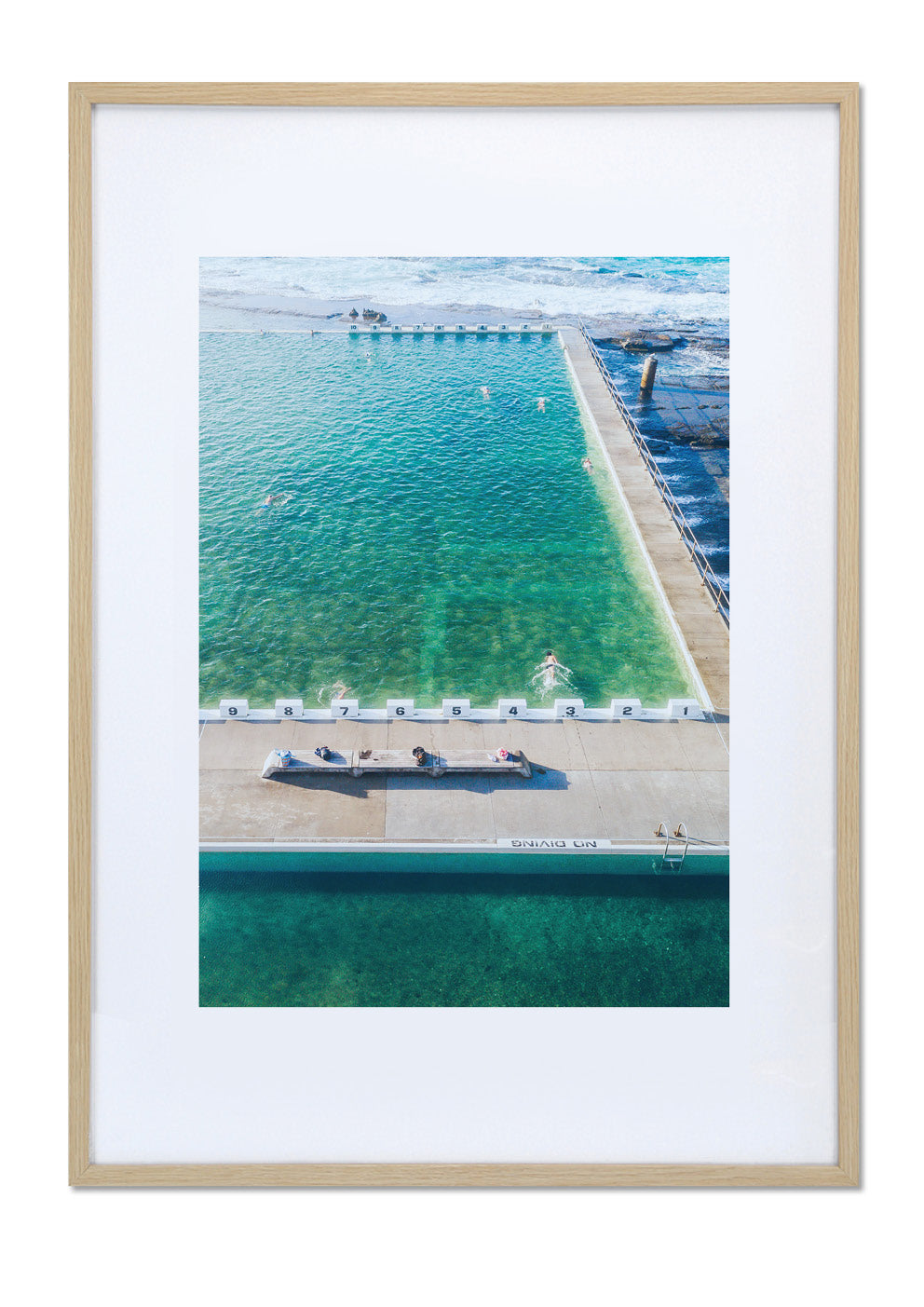 Art Paper Print - Merewether Pool NE3767