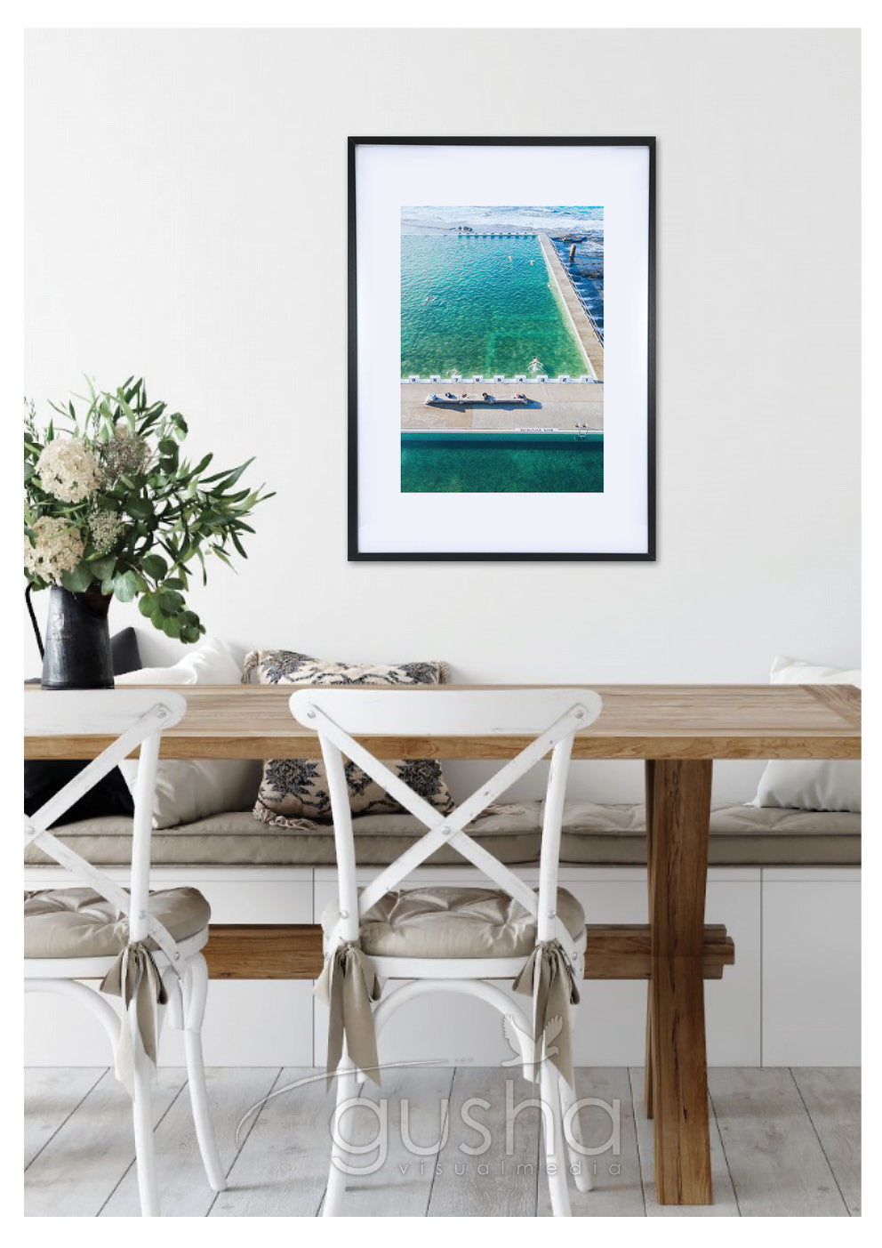 Art Paper Print - Merewether Pool NE3767