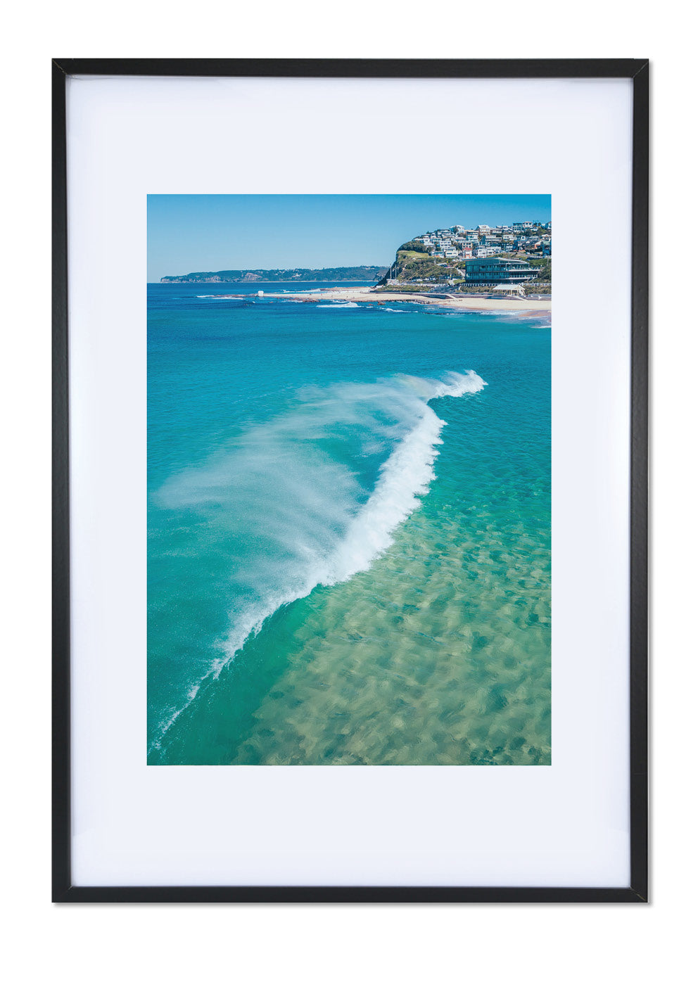 Art Paper Print - Merewether Beach NE3769