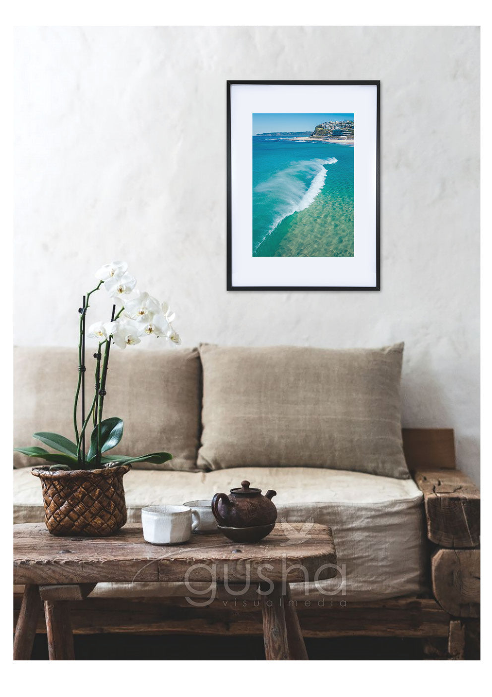 Art Paper Print - Merewether Beach NE3769