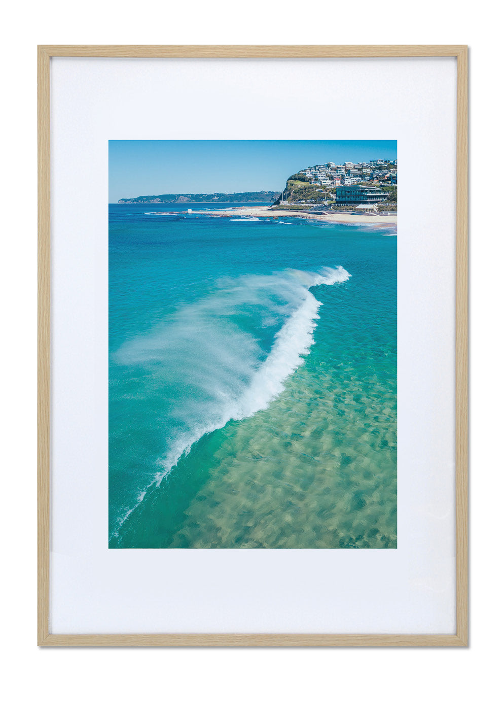 Art Paper Print - Merewether Beach NE3769