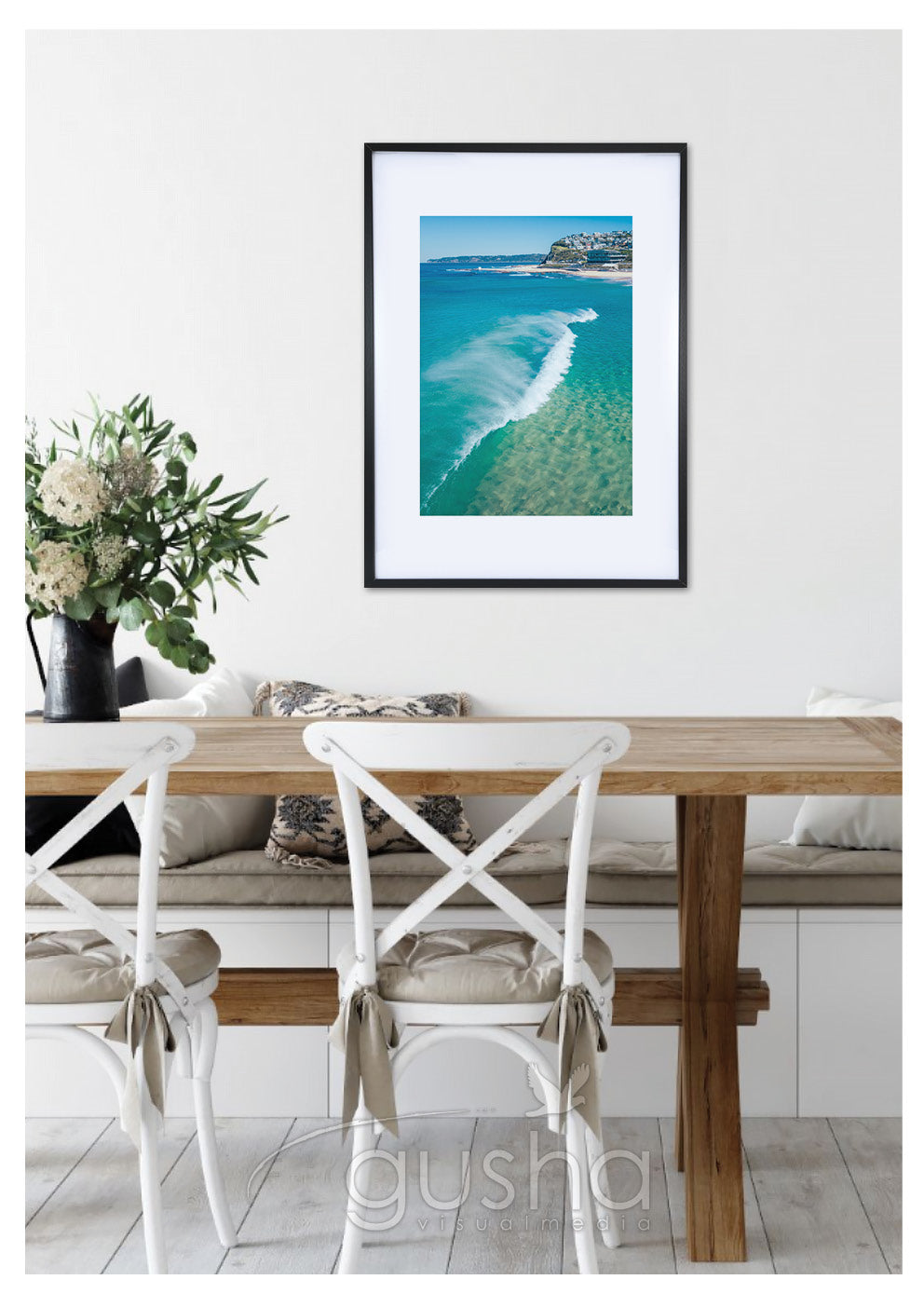 Art Paper Print - Merewether Beach NE3769