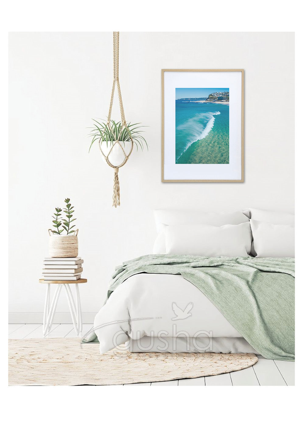 Art Paper Print - Merewether Beach NE3769