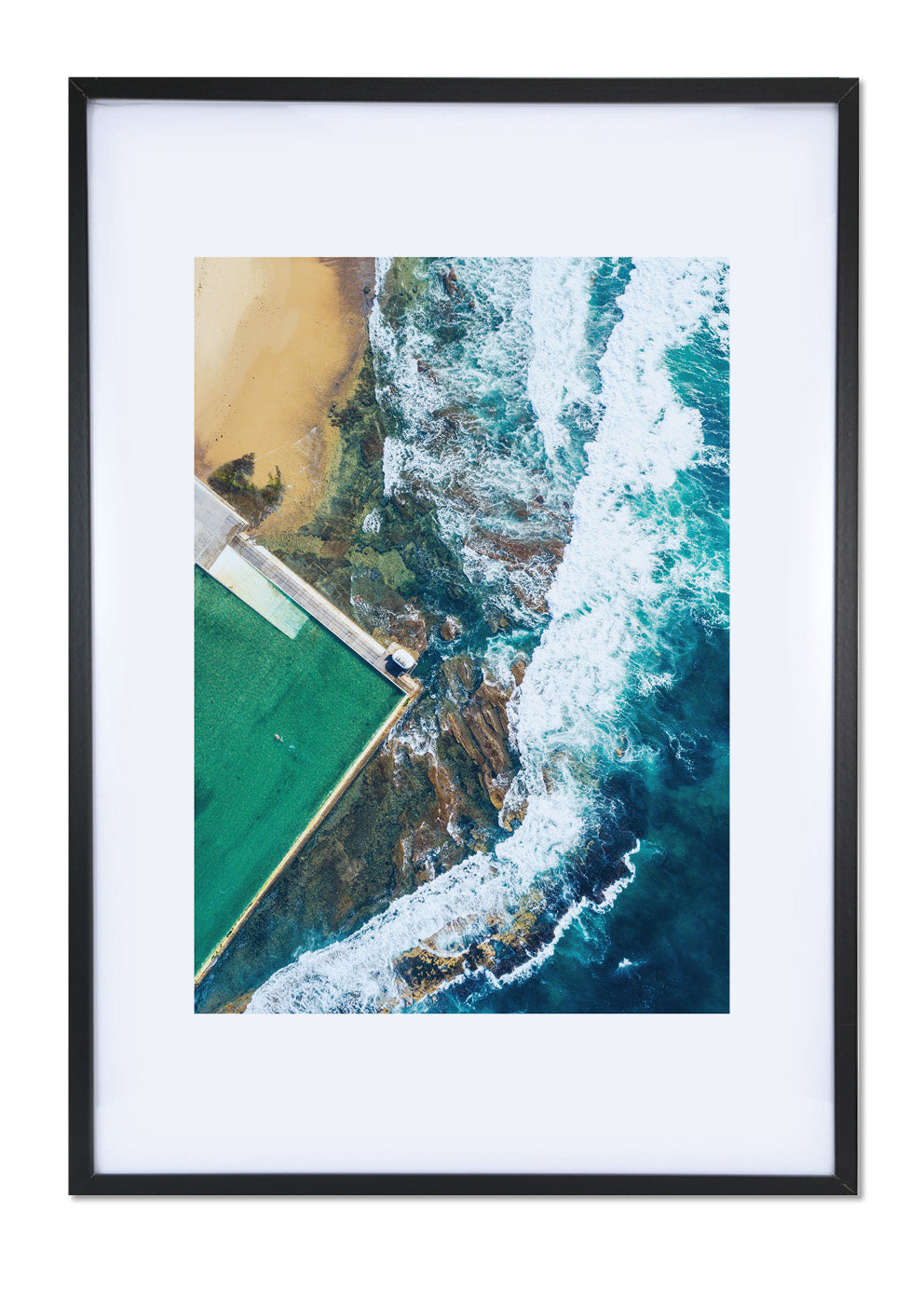 Art Paper Print - Merewether Pool NE3774