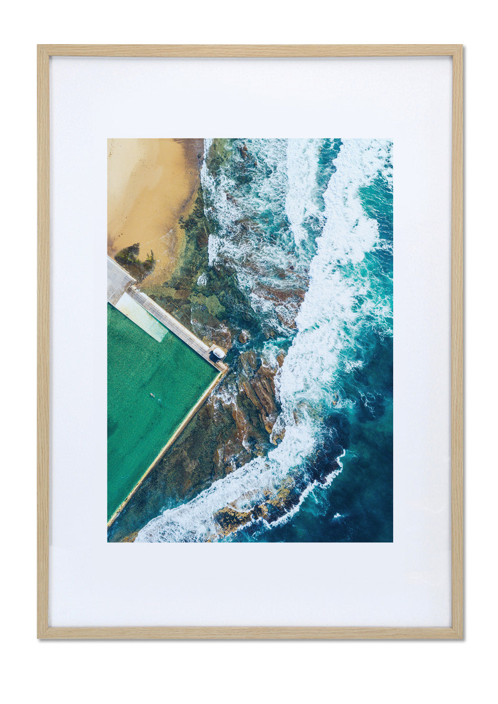 Art Paper Print - Merewether Pool NE3774