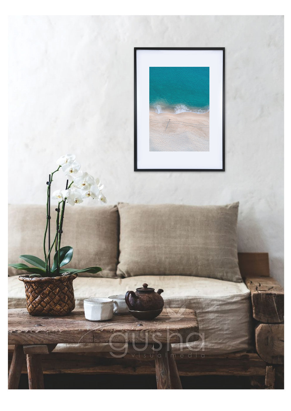 Art Paper Print - Shoal Bay PS3535