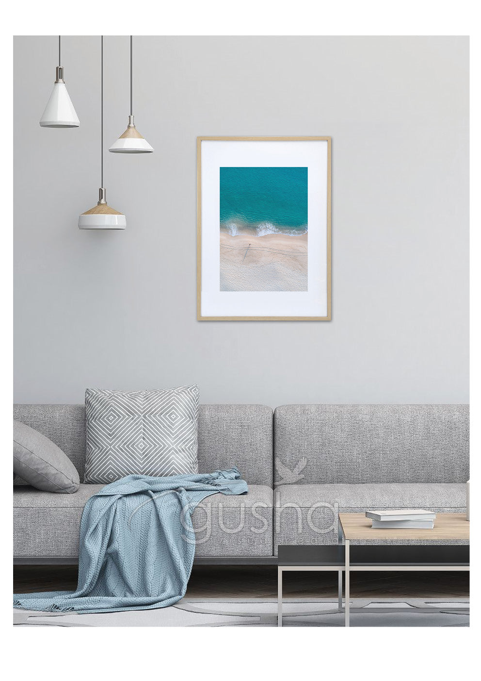 Art Paper Print - Shoal Bay PS3535