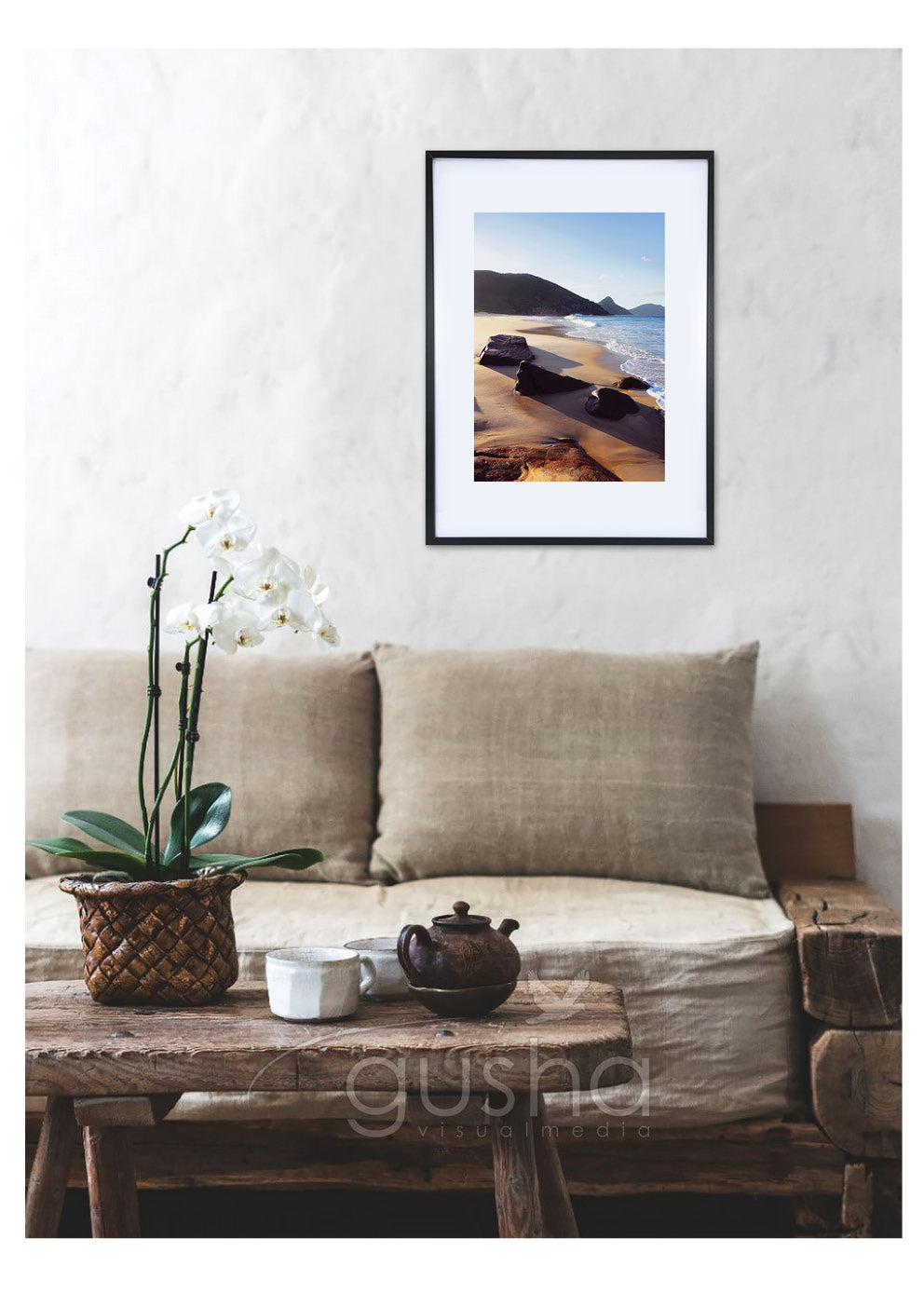 Art Paper Print - Box Beach PS3777