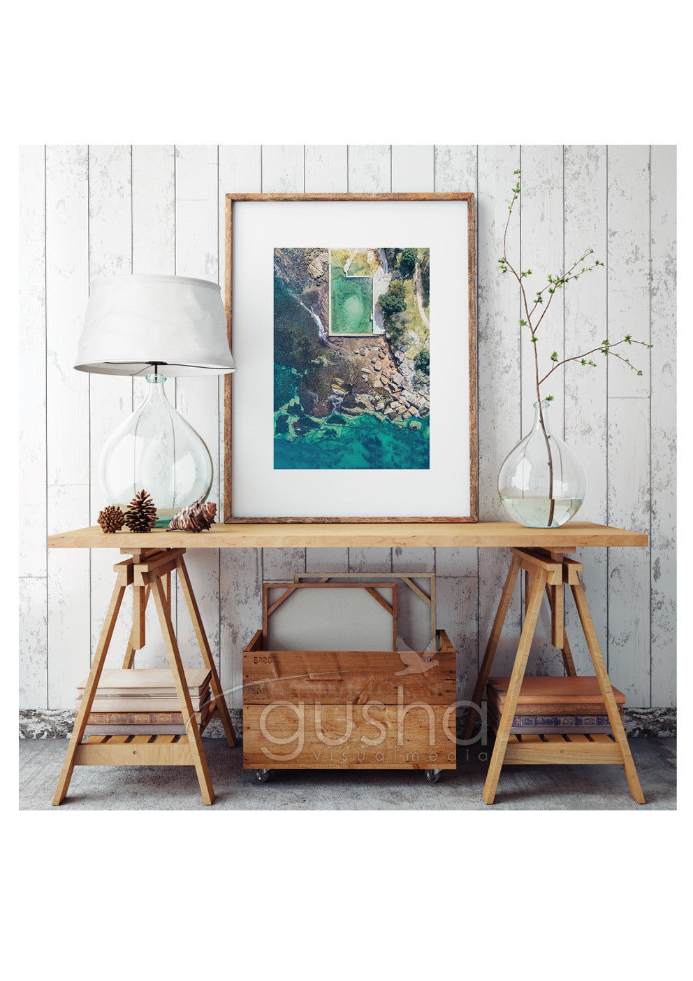 Art Paper Print - Fairlight Pool SYD3791