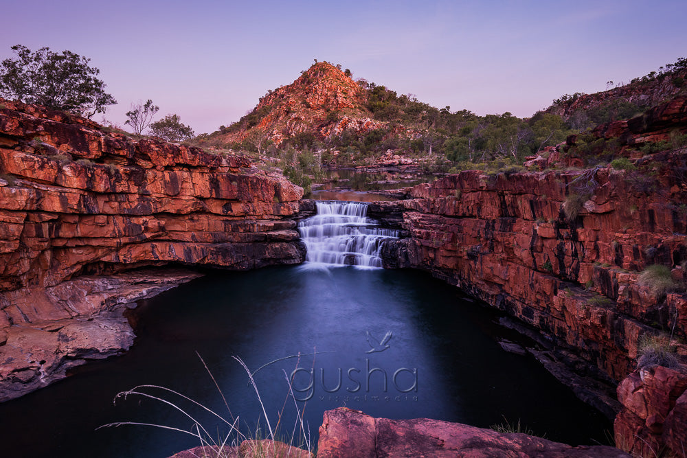 The impressive waterfall at Bell Gorge, an impressive sight following heavy wet season rains.