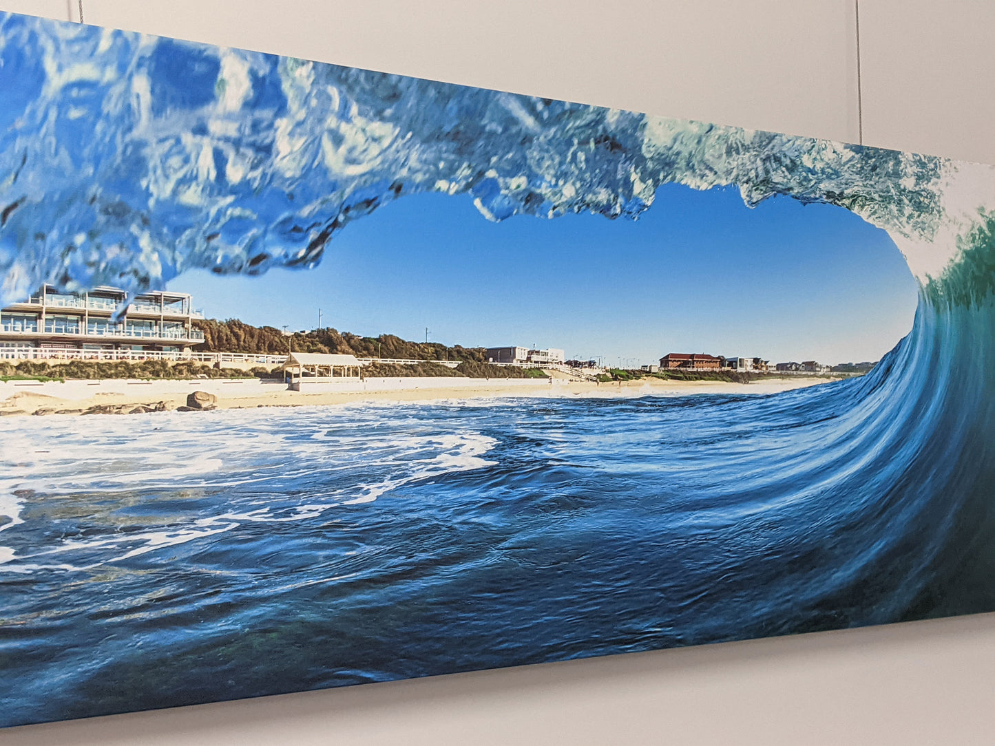 Canvas Print 121x40cm Merewether Beach RC3818