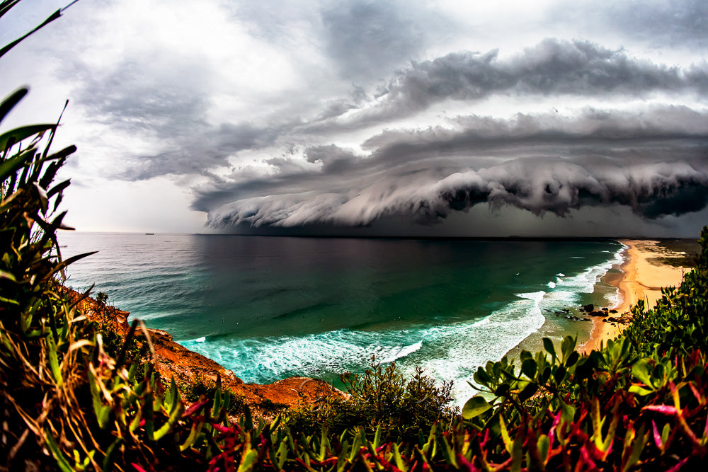 Redhead Beach lightning Photo