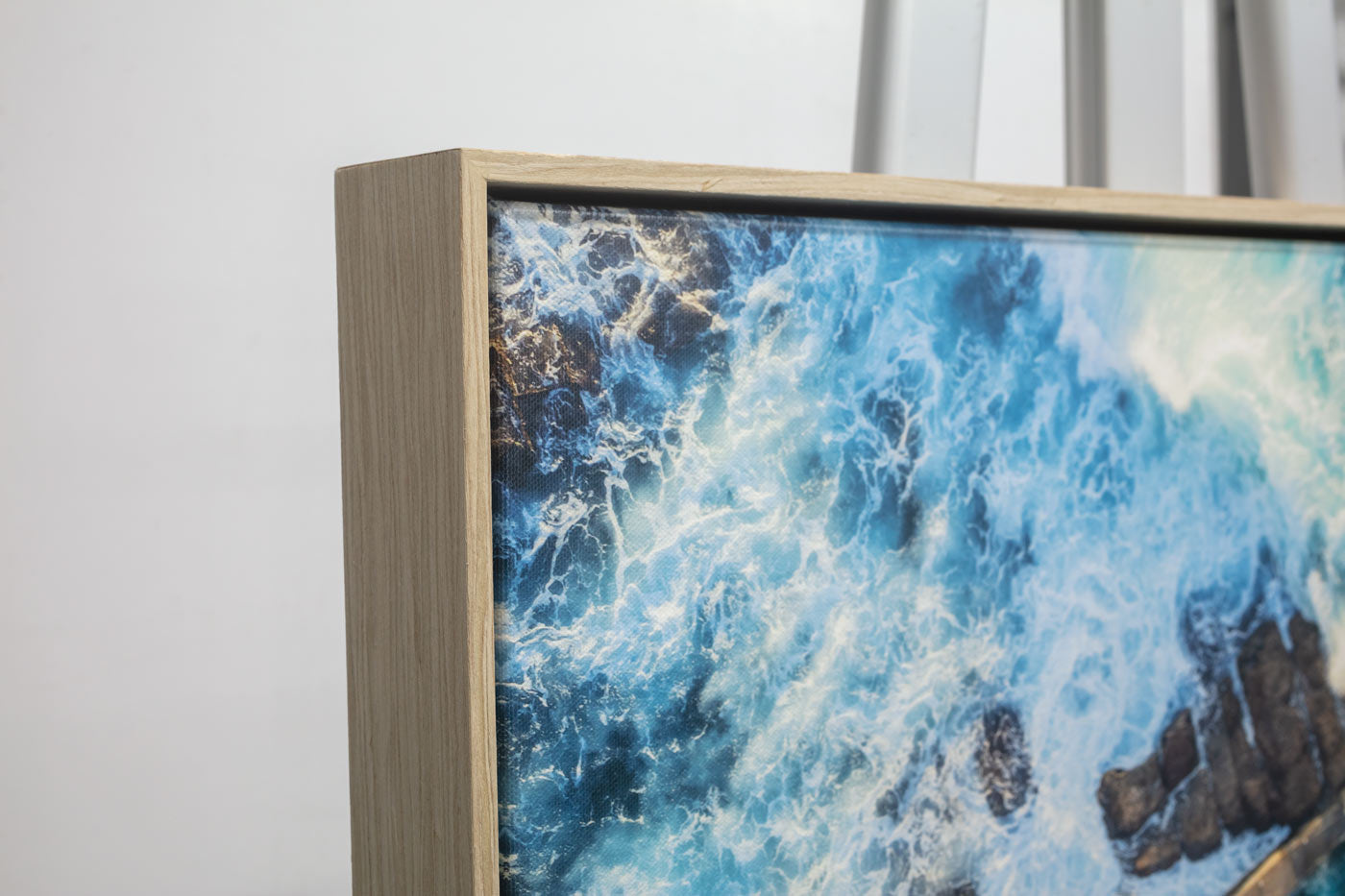 Float Frame Canvas Print 61x40cm Avalon Pool SYD3709