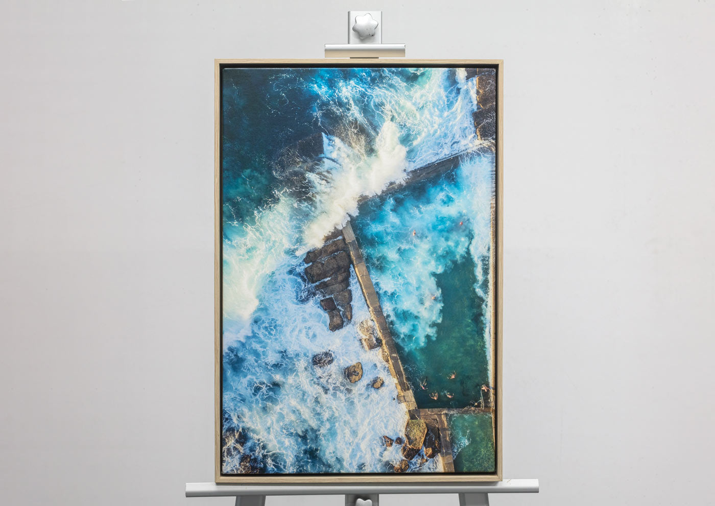 Float Frame Canvas Print 61x40cm Avalon Pool SYD3709