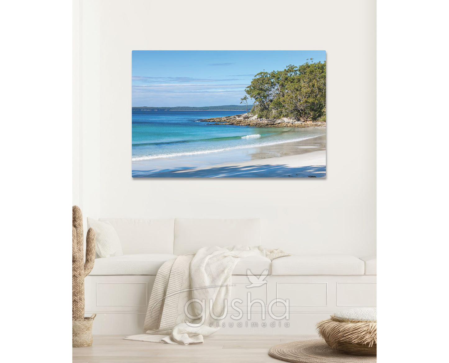 Canvas Print 114x76cm Blenheim Beach JB3203