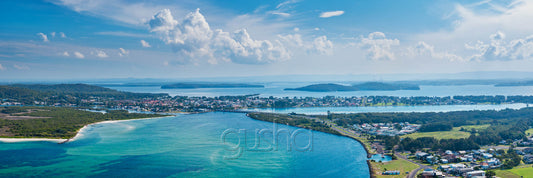 Panoramic photo of Swansea