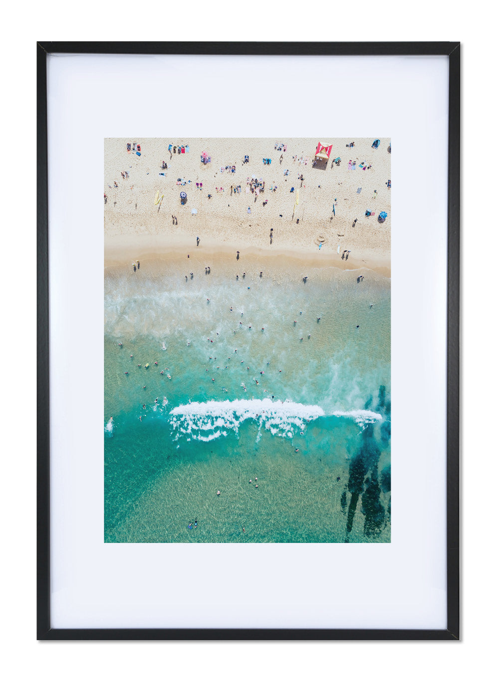 Art Paper Print - Newcastle Beach NE3763