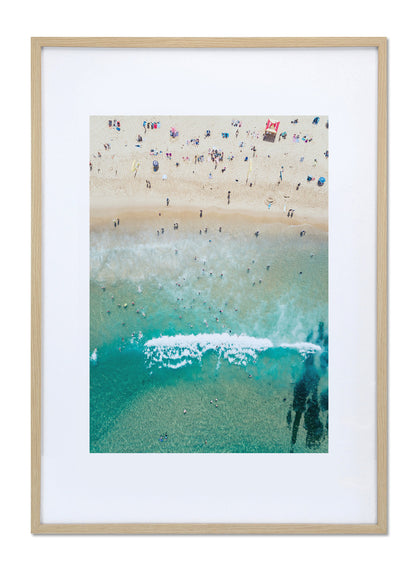 Art Paper Print - Newcastle Beach NE3763
