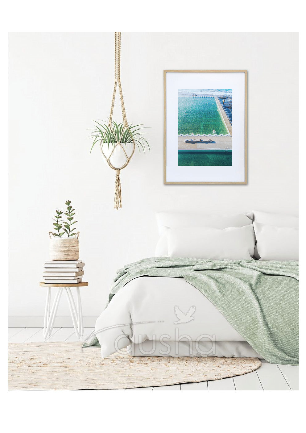 Merewether Pool Print NE3767 On Art Paper Gusha Merewether Pool Print NE3767 On Art Paper Gusha