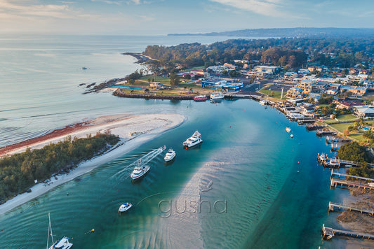 Aerial photo of Huskisson