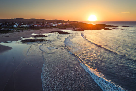 Birubi Beach sunrise photo