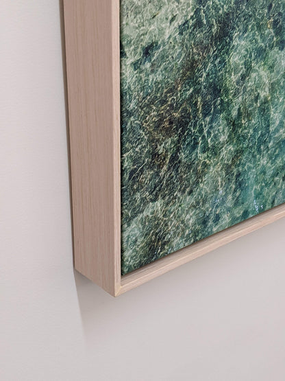 FLOAT FRAME Canvas Print 76x114cm Merewether Pool NE4024