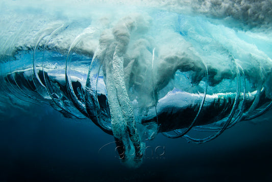 Vortex underwater wave Photo