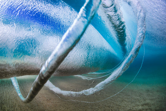 Vortex underwater wave Photo